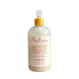 Shea Moisture Coconut Custard Make It Last Wash N' Go Shampoo 384ml TARA 50% del producto